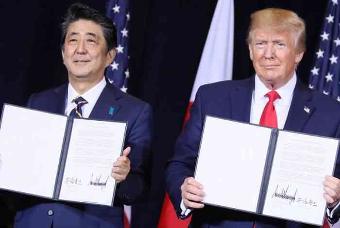 توافق تجارت دوجانبه آمریکا و ژاپن