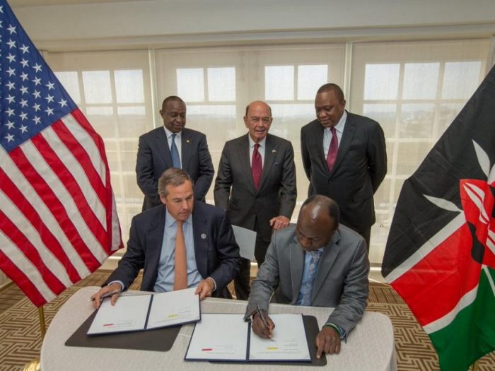 مذاکرات تجاری آمریکا و کنیا