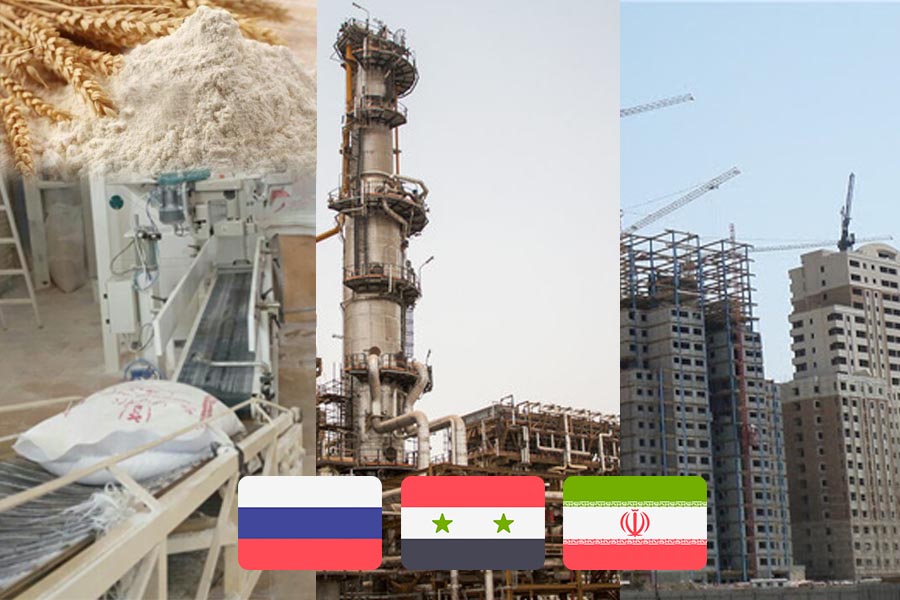 همکاری ایران و روسیه در بخش مسکن، نفت و کشاورزی سوریه