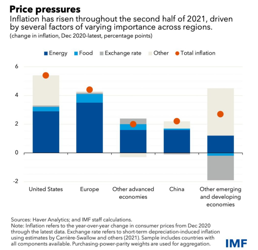 افزایش قیمت انرژی و غذا دلیل تورم - صندوق بین‌المللی پول