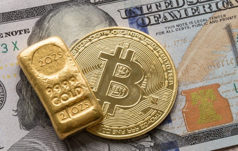 جهش قیمتی طلا و بیت‌کوین