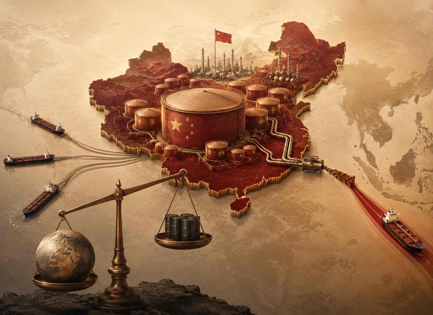 چین در بازار جهانی نفت