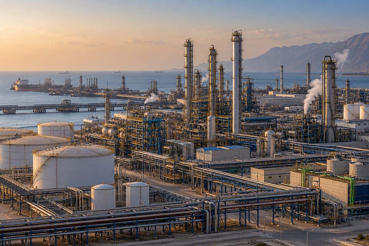 تمرکز صنعت پتروشیمی