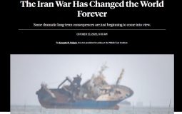 جنگ ایران جهان را برای همیشه تغییر داده است